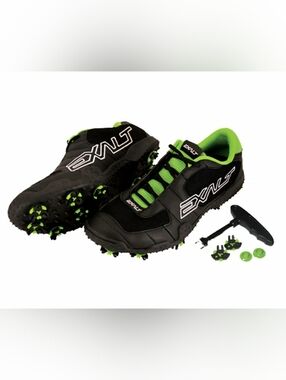 Exalt TRX Paintball Cleats - Black/Green